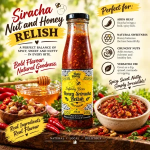 Siracha Nut and Honey Relish - Cheese accompaniment