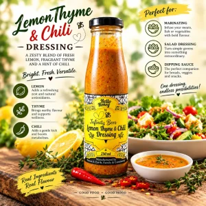 Chilli Spiced Lemon, Thyme and Honey (Marinade - Salad Dressing - Dipping Sauce)